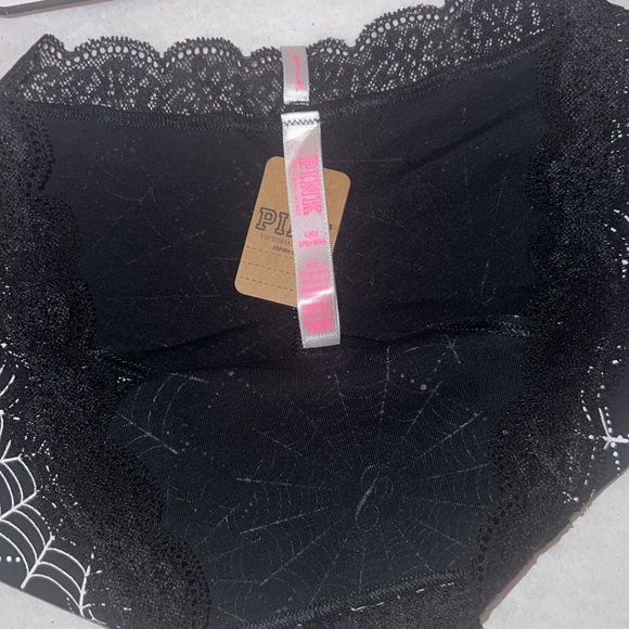 (L) Victoria’s Secret PINK Halloween Spider Cheeky Panty - Picture 8 of 8